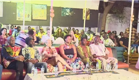 Audience at AFRO NIGHT in Ouagadougou